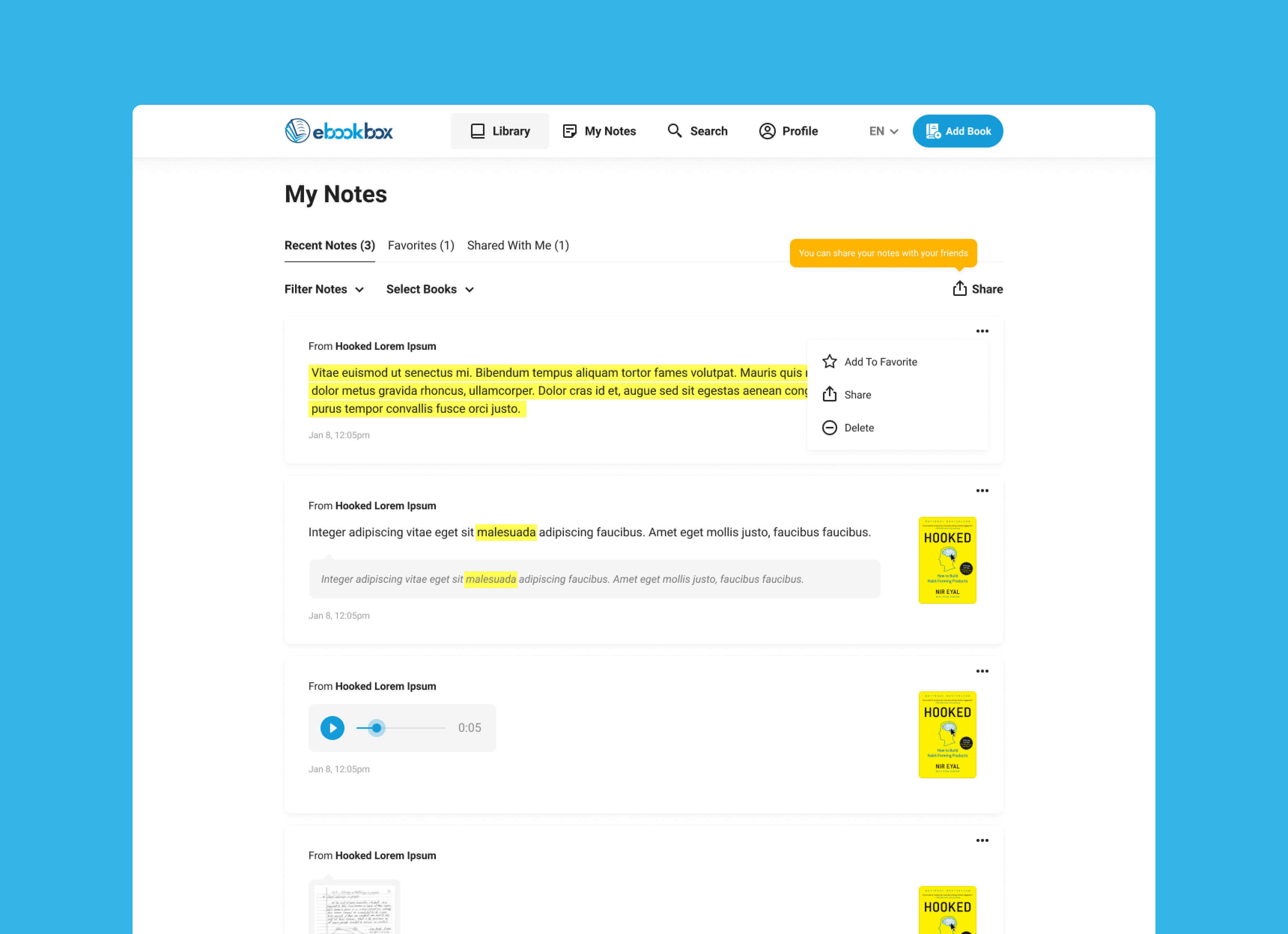 ebookbox Web ve Mobil Uygulama website user experience and interface design screen - 4