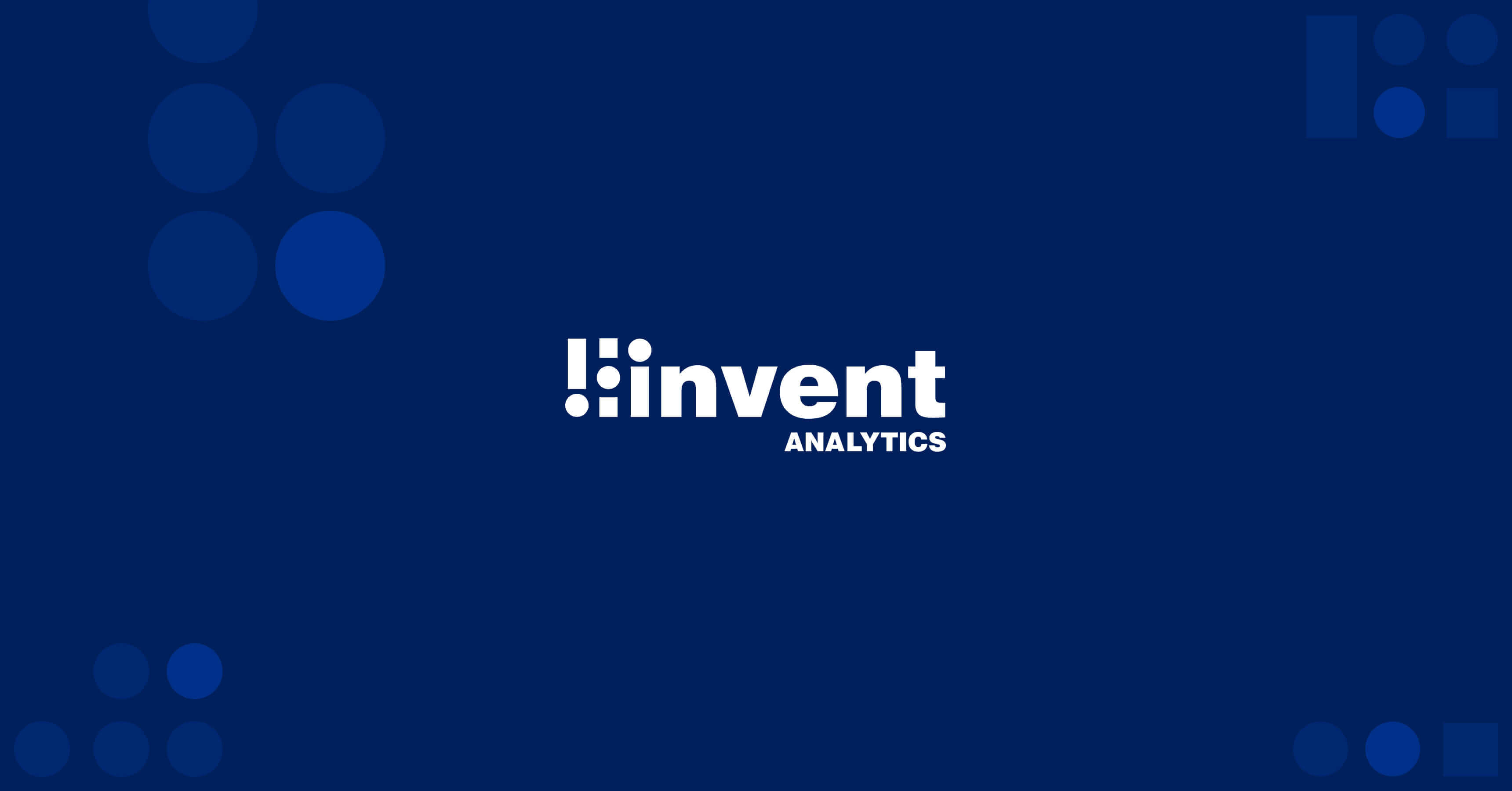 Invent Analytics web design and software development project promotional banner